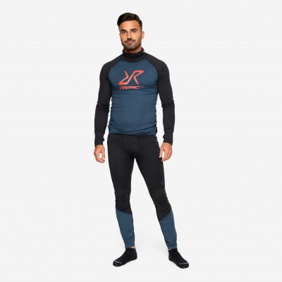 Sneaky Balaclava Base Layer Set - Herr - Moonlit Ocean, Storlek:XL - Underställ