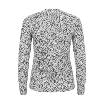 Super.natural Base LS 175 Printed Women Ash Melange/Ash Stars XS