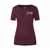 Super.natural Goggle Tee Women Wine Tasting/Feather Grey/Hydro