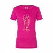 Super.natural Skianto Tee Women Fuchsia Red/Illuminating