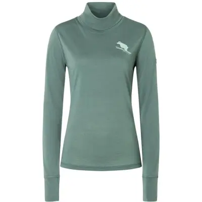 Supernatural Women's Flear Roll Neck underställ i merinoull