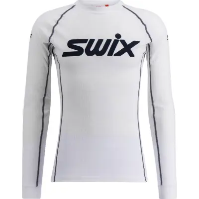 Swix Men's RaceX Classic Long Sleeve Bright White/ Dark Navy