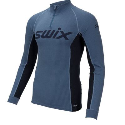 Swix Racex Bodyw Halfzip M Blue Sea