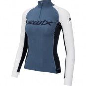 Swix Racex Bodyw HalfzipW Blue Sea