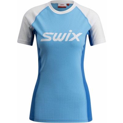 Swix Women's Racex Classic Short Sleeve Aquarius/Bright White