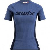 Swix Roadline Racex Short Sleeve W Lake Blue/Dark Navy