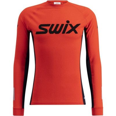 Swix V Roadline Racex Long Sleeve M Fiery Red/Dark Navy