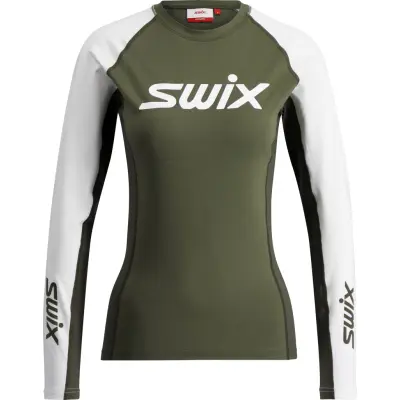 Swix Women’s RaceX Dry Long Sleeve Olive/ Agave Green
