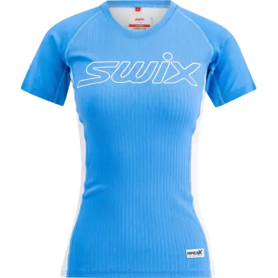 Swix Women's RaceX Light Short Sleeve Cloud Blue/Bright White