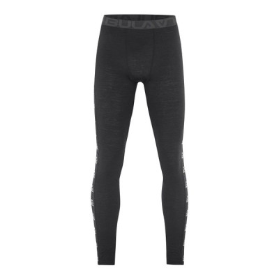 Tape Merino Wool Pants, Black, M,  Ullunderställ