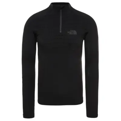 The North Face M Sport L/S Zip N Black