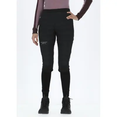 Thermal Insulation Long Shorts W, Black/Charcoal, 40,  Vandringsshorts