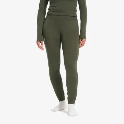 Tour Thermal Base Layer Pants Dam Kambaba Green, Storlek:S