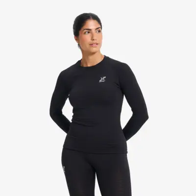 Tour Thermal Base Layer Top Dam Black, Storlek:S