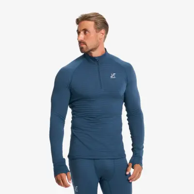 Tour Thermal Half-zip Base Layer Top Herr Insignia Blue, Storlek:2XL