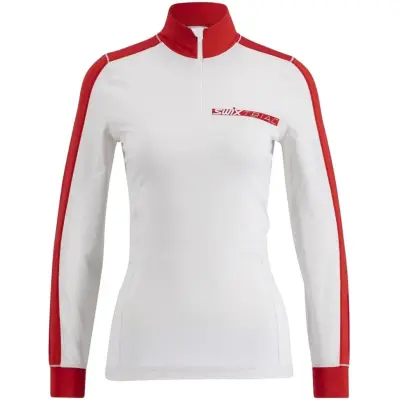 Triac Dry Long Sleeve W Bright White/Swix Red