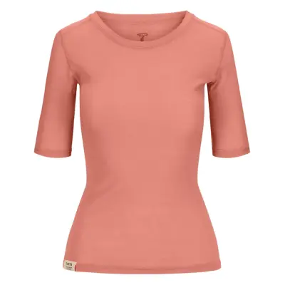 Tufte Wear W Frost Rib Tee Blooming Dahlia