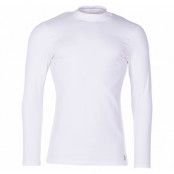 Ua Cg Armour Mock Fitted, White / / Steel, S, Träningströjor