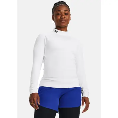 Ua Cg Authentics Mockneck, White, 2xl,  Löpar-T-Shirts