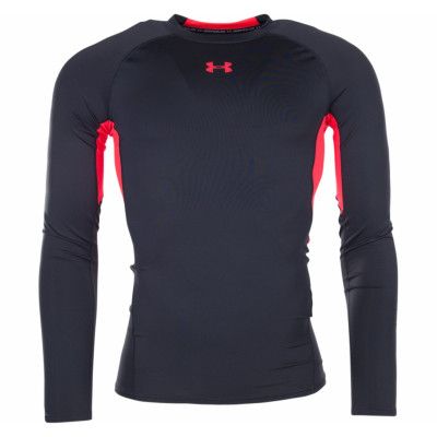 Ua Hg Armour Ls, Anthracite, Xl,  Under Armour