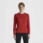 Ultra Technical Base Layer Top Dam Aura Red, Storlek:S