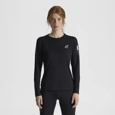 Ultra Technical Base Layer Top Dam Black, Storlek:M