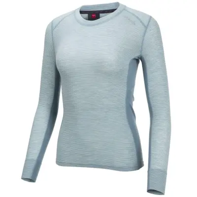 Ulvang Rav 100% Round Neck Ws Smoke Blue/Hint of Mint