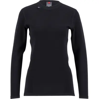 Ulvang Women's Comfort 200 Round Neck Black/Black