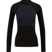 Ulvang Women's Peak Map Crew Baselayer Black/Navy Blue