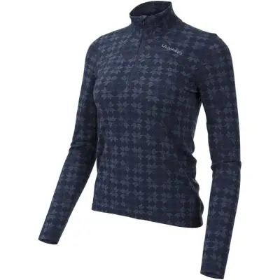 Ulvang W's Maristua Turtle Neck with Zip New Navy/Navy Melange
