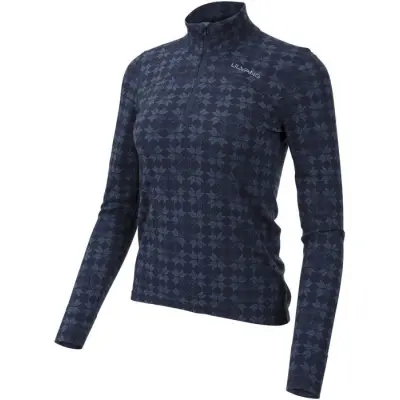 Ulvang W's Maristua Turtle Neck with Zip New Navy/Navy Melange