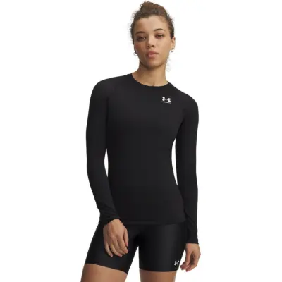 Under Armour Women's HeatGear Compression Long Sleeve Ultimate Black