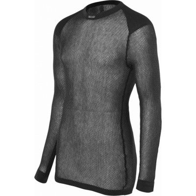 Brynje Unisex Super Thermo Shirt with Shoulder Inlay Black