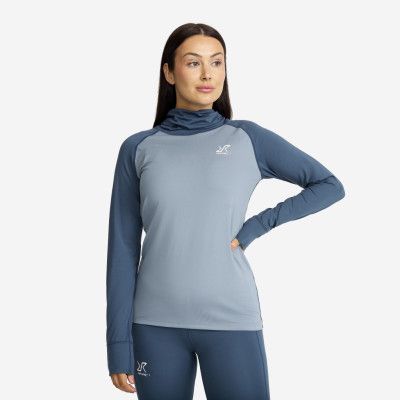 Uphill Balaclava Top - Dam - Moonlit Ocean/Blue Mirage, Storlek:4XL - Underställ