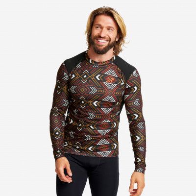 Uphill Top - Herr - Black/Smoked Paprika, Storlek:XL - Kläder>Tröjor