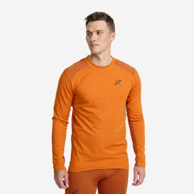 Uphill Top - Herr - Terracotta Brown/Hawaiian Sunset, Storlek:2XL - Underställ