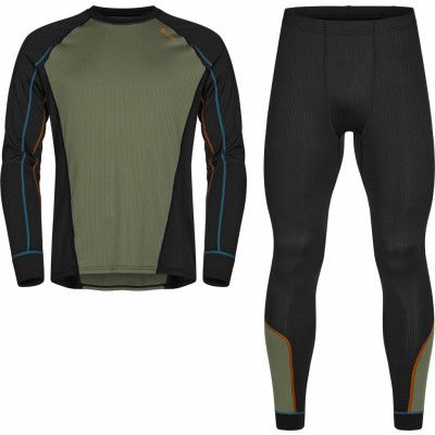 Urberg Men's Base Layer Set Black Beauty
