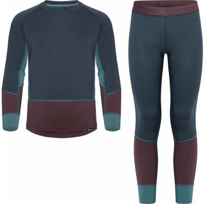 Urberg Juniors' Tree Base Layer Set Blue Nights