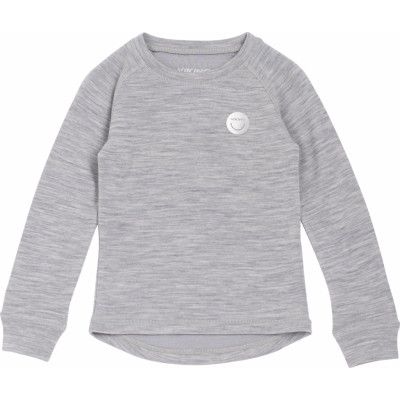 Viking Footwear Kids' Soft Baselayer Merino Top Grey/Light Grey