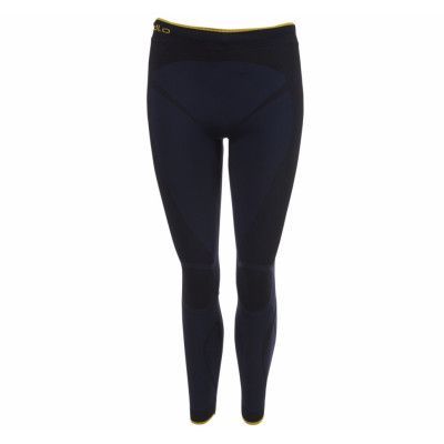 W Pants Evolution Warm Greente, Navy - Black, S,  Underställ