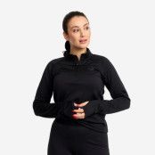Waffle Half-zip Baselayer Top - Dam - Black, Storlek:2XL - Underställ