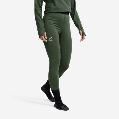 Waffle Baselayer Pants - Dam - Garden Topiary, Storlek:S - Underställ