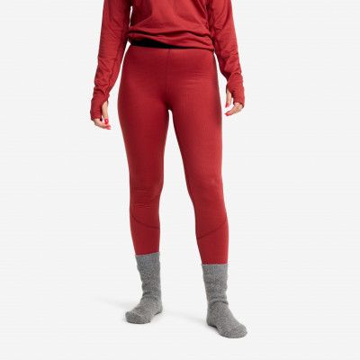 Waffle Baselayer Pants Dam Garnet, Storlek:L