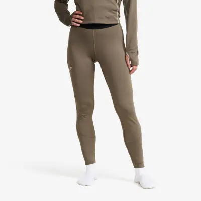 Waffle Baselayer Pants Dam Morel Grey, Storlek:L