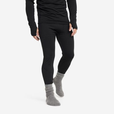Waffle Baselayer Pants Herr Black, Storlek:4XL