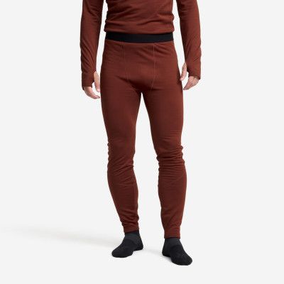 Waffle Baselayer Pants - Herr - Fired Brick, Storlek:2XL - Underställ
