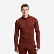 Waffle Half-zip Baselayer Top - Herr - Fired Brick, Storlek:L - Underställ
