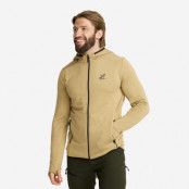 Waffle Hoodie - Herr - Kelp Beige, Storlek:4XL - Herr>Tröjor>Fleece&Mellanlager