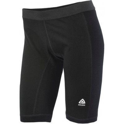 Aclima WarmWool Long Shorts W/Windstop Woman Jet Black