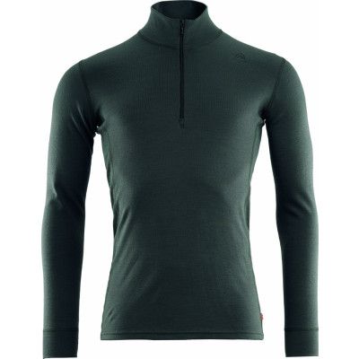 Aclima WarmWool Mock Neck with Zip Man Green Gables